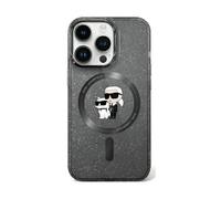 Custodia Karl Lagerfeld KLHMN61HGKCNOK Karl & Choupette Glitter MagSafe Black - iPhone 11/XR