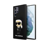 Custodia Karl Lagerfeld Liquid Silicone Ikonik, nero - Galaxy S24 Ultra
