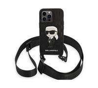 Custodia Karl Lagerfeld Monogram Ikonik Patch, nera - iPhone 14 Pro