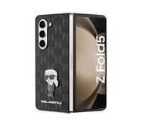 Custodia Karl Lagerfeld Saffiano Monogram Ikonik, Nero - Samsung Galaxy Z Fold 5