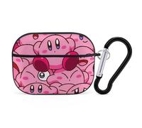 Custodia Kirby compatibile con AirPods Pro, design da donna, supporta la ricarica wireless.