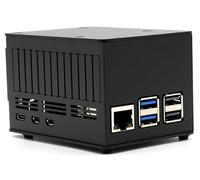 Custodia KKSB HAT per Raspberry Pi 5 - Spazio per HAT Standard e NVMe HAT - Compatibile con Dissipatore Raspberry Pi 5 e Sistemi di Raffreddamento a Basso Profilo