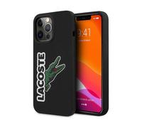 Custodia Lacoste Hardcase in silicone con testa di coccodrillo nero - iPhone 13 Pro Max