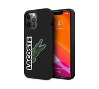 Custodia Lacoste Hardcase in silicone testa di coccodrillo nero - iPhone 13 Pro