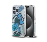 Custodia Lacoste MagSafe con motivo nero - iPhone 15 Pro