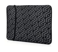 CUSTODIA LAPTOP HP in neoprene reversibile a tasca 14 pollici, neoprene, antiurto, Per Computer e laptop da 14 ", Dimensioni: A 10 mm, P 365 mm, L 265 mm, Grigio, Nero