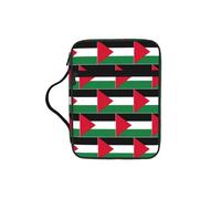 Custodia leggera con stampa della bandiera della Palestina, custodia per tablet, resistente, astuccio per matite per chiesa, scuola, viaggi
