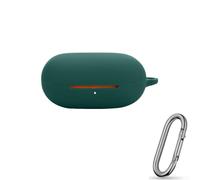 Custodia leggera in silicone antiurto per Powerbeats Pro2, progettata per la massima sicurezza degli auricolari con portachiavi (blu scuro)