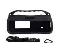 Custodia leggera in silicone per altoparlante Bose per Soundlink Plus con cinghia per il trasporto e fibbia design antiscivolo per feste in giardino nero (nero)