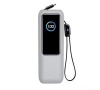 Custodia leggera in silicone per Power Bank Anker Zolo, fornisce una maggiore protezione contro le cadute con finitura anti impronte digitali (grigio)