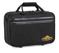Custodia Leggera Lechgold per Clarinetto in Sib - Lightcase per tutti i comuni clarinetti in Sib con sistema Boehm - Imbottitura termica - Tasca esterna - Tracolla - Bocchino e accessori - Nero