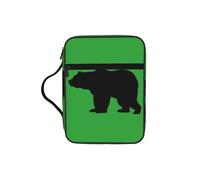 Custodia leggera per tablet, con stampa di orso, custodia per tablet, astuccio per matite e matite, per la scuola e i viaggi in chiesa