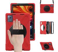Custodia Lenovo Tab K11 Plus 11.5" TB-352FU TB-352XU 2024, Resistente Antiurto PC Duro 360 Gradi Cavalletto Rotante e Tracolla, Silicone Protezione Cover per Famiglia/Bambino/Ufficio/Auto