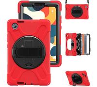 Custodia Lenovo Tab One 8.7"&Lenovo Tab K9 8.7" 2025 TB-305XU TB-305FU, Resistente Antiurto PC Duro 360 Gradi Cavalletto Rotante e Tracolla, Silicone Protezione Cover per Famiglia/Bambino/Ufficio/Auto