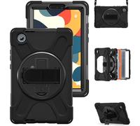 Custodia Lenovo Tab One 8.7"&Lenovo Tab K9 8.7" 2025 TB-305XU TB-305FU, Resistente Antiurto PC Duro 360 Gradi Cavalletto Rotante e Tracolla, Silicone Protezione Cover per Famiglia/Bambino/Ufficio/Auto