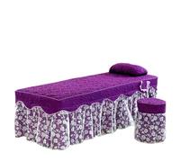 Custodia Lettino Massaggio Portatile 1 pezzo di fodera for lettino da massaggio, solo for salone bellezza, lenzuolo, telo completo for SPA(Color 38,80 * 190 cm)