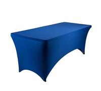 Custodia Lettino Massaggio Portatile 1PC Elastico Matrimonio Sala da pranzo Decor Tovaglia rettangolare in spandex Copritavolo elasticizzato Elegante festa 4 6 FT(Color 2,6ft)