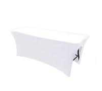 Custodia Lettino Massaggio Portatile Copriletto for ciglia Lenzuola di bellezza Tavolo elastico Estensione ciglia estensibile Lenzuolo for salone cosmetico professionale con foro(White-Put Your Legs)