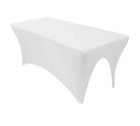 Custodia Lettino Massaggio Portatile Copriletto Lenzuolo elastico estensibile for extension ciglia Massaggio Salon Buffet Panno Compleanno(White)