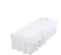 Custodia Lettino Massaggio Portatile Lenzuola in velluto for salone di bellezza, copriletto for lettino da massaggio SPA, lenzuola morbide for con/senza foro(Color 2,80x200cm with hole)