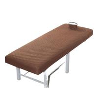 Custodia Lettino Massaggio Portatile Lenzuolo con angoli for lettino da massaggio for salone di bellezza spesso foro aperto(Color 1,180x60CM)