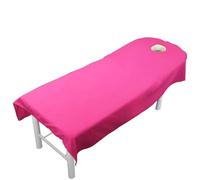 Custodia Lettino Massaggio Portatile Morbido SPA Lenzuolo di bellezza Massaggio Trattamento Salone cosmetico Lenzuola spesse Copritavolo Lenzuola con foro Salone di bellezza Negozio di tatuaggi(Color