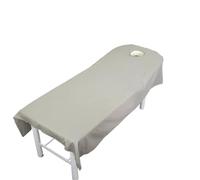 Custodia Lettino Massaggio Portatile Set da tavolo comfort for massaggio in microfibra, salone di bellezza, copriletto SPA, divano, biancheria letto morbida for la casa(Grey)