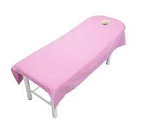 Custodia Lettino Massaggio Portatile Set da tavolo comfort for massaggio in microfibra, salone di bellezza, copriletto SPA, divano, biancheria letto morbida for la casa(Pink)