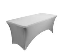 Custodia Lettino Massaggio Portatile Tovaglie in spandex di colore solido for banchetto di nozze dell'hotel Copritavolo in tessuto elastico da 4FT for la raccolta degli ospiti del banchetto Resistente
