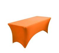 Custodia Lettino Massaggio Portatile Tovaglie in spandex di colore solido for banchetto di nozze dell'hotel Copritavolo in tessuto elastico da 4FT for la raccolta degli ospiti del banchetto Resistente