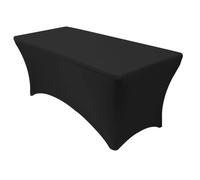 Custodia Lettino Massaggio Portatile Tovaglie in spandex di colore solido for banchetto di nozze dell'hotel Copritavolo in tessuto elastico da 4FT for la raccolta degli ospiti del banchetto Resistente