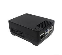 Custodia M.2 NVMe compatibile con Raspberry Pi 5 con dissipatore di calore e interfaccia integrati per tempi di avvio più rapidi e opzioni di archiviazione espanse (B)