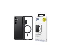 Custodia MagCase 3MK Satin Armor - 3MK PROTEZIONE - Samsung Galaxy S24+ - Nero - Rigido - Opaco