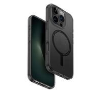 Custodia Magclick UNIQ per iPhone 16 Pro, colore fumo.