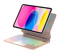 Custodia Magic Keyboard per iPad di 11a e 10a generazione con tastiera per iPad A16 11" 2025 e 11" 2022 con trackpad multi-touch aggiornato, retroilluminazione a 7 colori, supporto a sbalzo