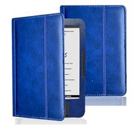 Custodia magnetica in PU per Onyx Boox Bering 5/4/3/2/1 e-reader - Custodia protettiva (Blu scuro)
