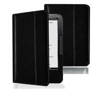 Custodia magnetica in PU per Onyx Boox Bering 5/4/3/2/1 e-reader - Custodia protettiva (Nero)