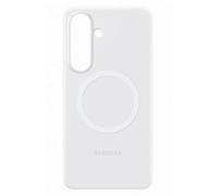 Samsung Silicone Magnet Case cover magnetica in silicone con tecnologia Magnetic Power Profile Galaxy S26+, White