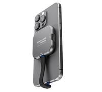 Custodia magnetica M.2 2230 NVMe Magsafe iPhone 15/16 Pro Max, USB-C 3.2 Gen2 10Gbps, ricarica PD 100W, SSD esterna in alluminio (quadrato grigio)