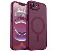 Custodia magnetica opaca e traslucida per telefono compatibile con iPhone 17E 16E 17 Air 16 15 14 13 12 11 Plus Pro Max, protezione per fotocamera, guscio protettivo anti-caduta iPhone 12,iPhone 12 Mi