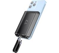 Custodia magnetica per disco rigido Samsung T7 e Touch SSD con cavo di tipo C da 10 Gbps, compatibile con iPhone 15 Pro e Pro Max Magsafe, custodia per unità a stato solido esterna, nera