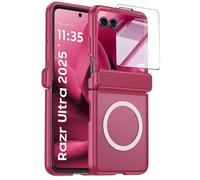 Custodia Magnetica Per Motorola Razr 60/60 Ultra, Protezione Per Lo Schermo Integrata, Cerniera, Custodia Per PC Antiurto A Corpo Intero,60 Ultra,Pink