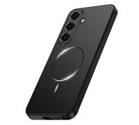 Custodia magnetica per Samsung Galaxy A56, compatibile con Mag-Safe Magnet Wireless, sottile e maneggevole, in TPU, resistente opaco PC Hard Shell protezione fotocamera antiurto (nero)