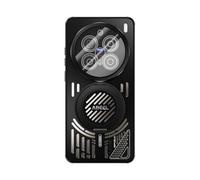 Custodia magnetica per Vivo X200 Pro, morbida al tatto, rotazione a 360° con [suono di smorzamento rotante], magnete N52, airbag telaio per assorbimento degli urti e protezione dalle cadute, nero