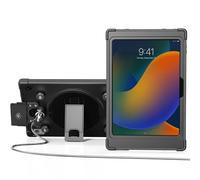 Custodia magnetica resistente agli schizzi - CTA Digital impermeabile con supporto per lettore di schede Moby 5500 e iPad Air 11" M2 (2024) - iPad Pro 11" M4 (2024) - iPad 10a generazione 11" - nero