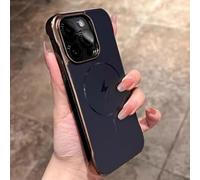 Custodia magnetica ultra sottile da 0,3 mm con tecnologia Lightning Frosted per iPhone 16, 15, 14, 13, 12 Pro Max Plus, custodia di lusso senza cornice con ricarica wireless (per iPhone 14 Pro/ne