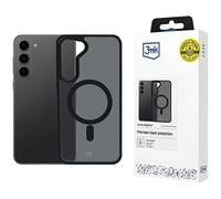 Custodia MagSafe 3MK nera per Samsung Galaxy S23.