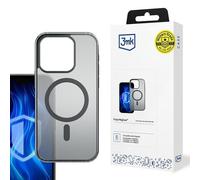 Custodia MagSafe 3MK per iPhone 14 Pro Max, colore nero.
