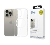 Custodia MagSafe 3MK trasparente per iPhone 15 Pro Max