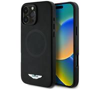 Custodia MagSafe Aston Martin per iPhone 16 Pro, nera